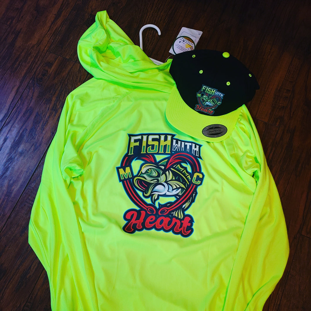 Lime green spf50 hoodie