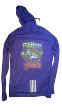 Load image into Gallery viewer, Womens spf50 purple hoodie
