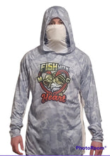 Load image into Gallery viewer, Grey camo spf50 hoodie
